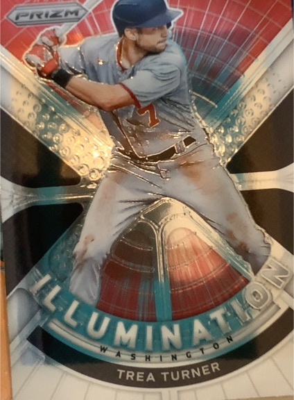2021 Panini Prizm Illumination #IL-11 Trea Turner — front