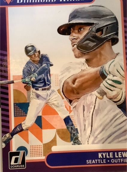 2021 Donruss Diamond Kings #13 Kyle Lewis — front