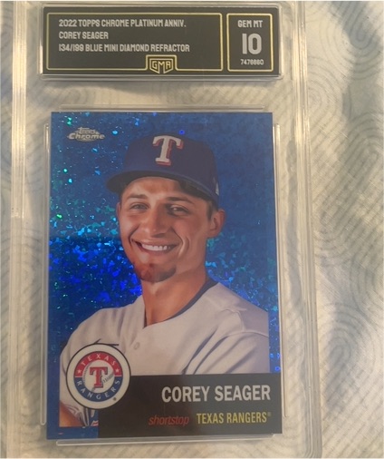 2022 Topps Chrome Platinum Anniversary #310 Corey Seager — front