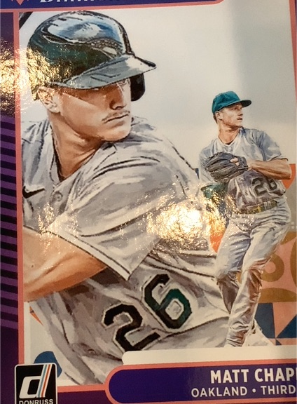 2021 Donruss Diamond Kings #11 Matt Chapman — front