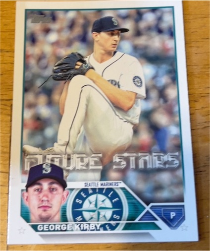 2023 Topps Series 1 #195 George Kirby — front