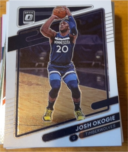 2021-22 Panini Donruss Optic #112 Josh Okogie — front