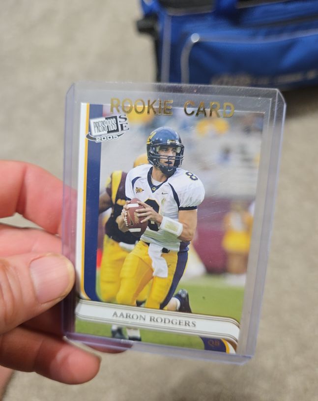 2005 Press Pass SE #7 Aaron Rodgers — front