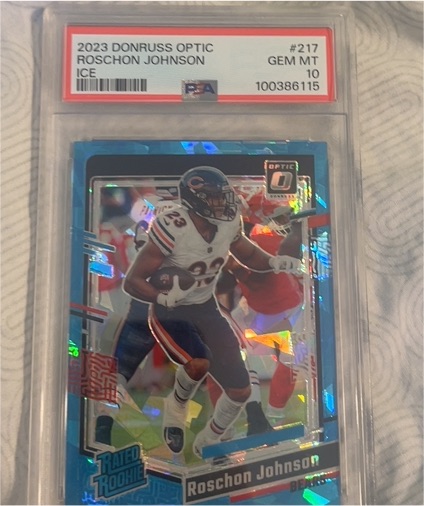 2023 Donruss Optic #217 Roschon Johnson — front