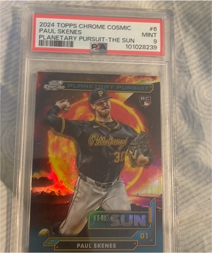 2024 Topps Chrome Cosmic Planetary Pursuit The Sun #6 Paul Skenes — front