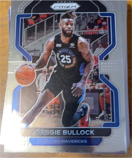 2021-22 Panini Prizm #180 Reggie Bullock Dallas Mavericks — front