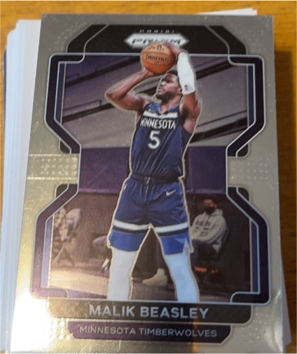 2021-22 Panini Prizm #98 Malik Beasley — front