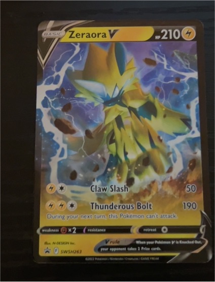 2022 Pokémon TCG SWSH263 Zeraora V — front