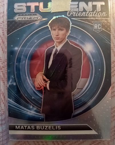 2024 Panini Prizm Draft Picks #9 Matas Buzelis Student Orientation — front