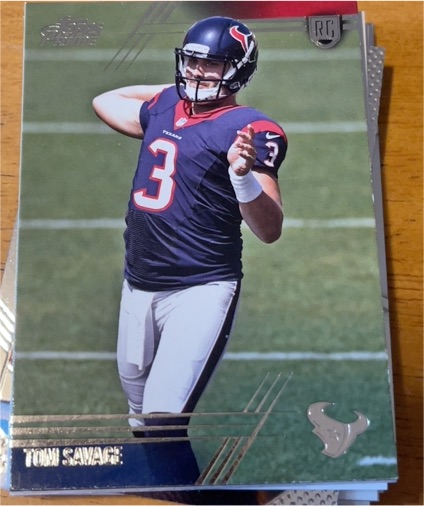 2014 Topps Prime #133 Tom Savage Rookie Houston Texans — front