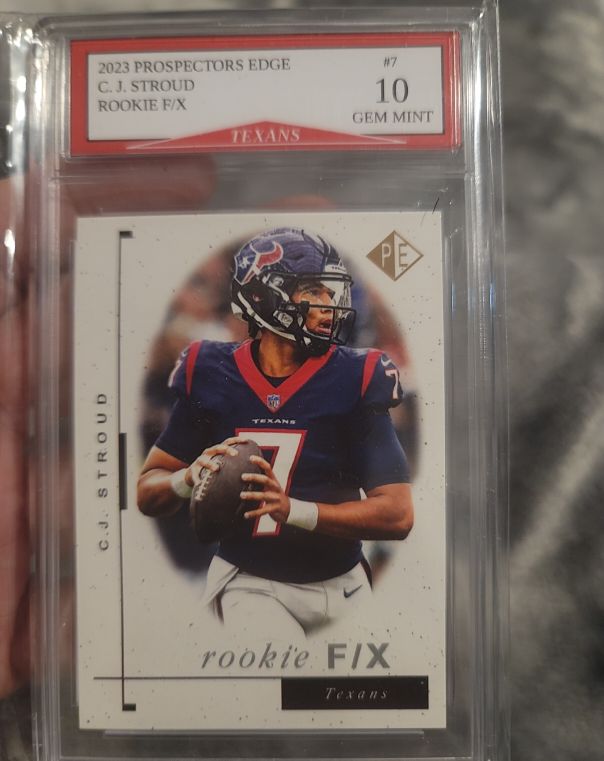2023 Prospectors Edge #7 C. J. Stroud Rookie F/X — front