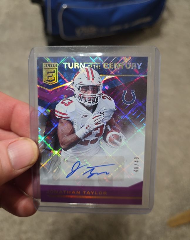 2020 Donruss Elite Turn of the Century #40 Jonathan Taylor — front