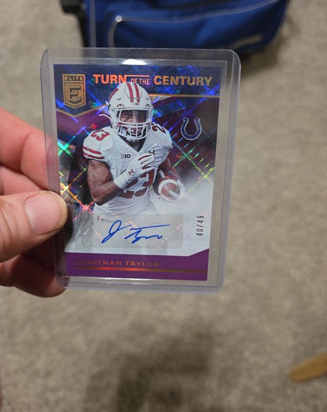 2020 Panini Elite Turn of the Century #Jonathan Taylor — front