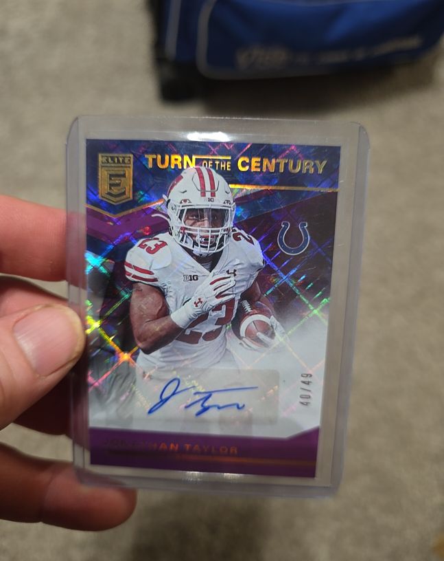 2020 Donruss Elite Turn of the Century #TC-JT Jonathan Taylor — front