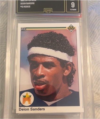 1990 Upper Deck #13 Deion Sanders — front
