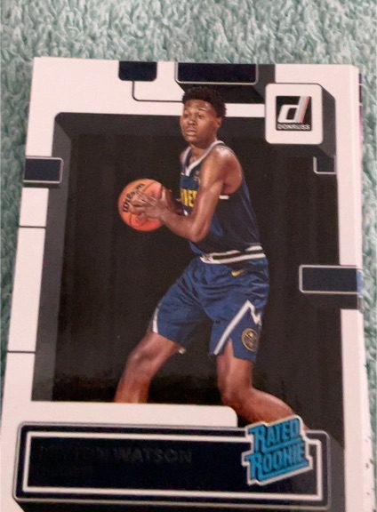 2022-23 Panini Donruss #230 Peyton Watson — front
