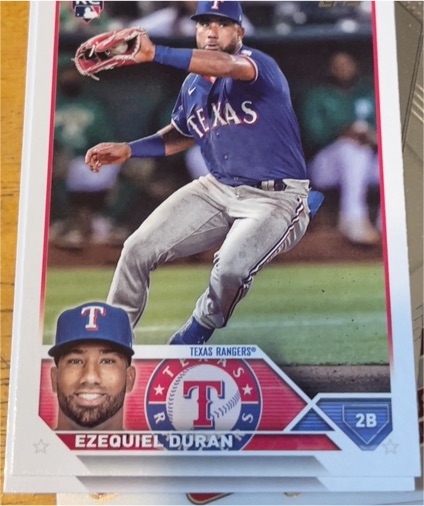 2023 Topps #286 Ezequiel Duran — front