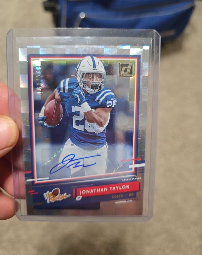 2020 Panini Donruss The Rookies #TR-JT Jonathan Taylor — front