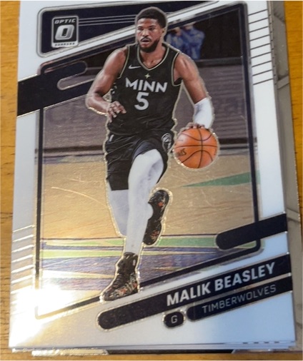 2021-22 Panini Donruss Optic #70 Malik Beasley — front