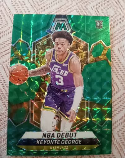 2023-24 Panini Mosaic #251 Keyonte George NBA Debut — front