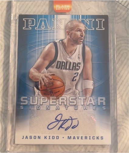 2013-14 Panini Superstar Signature #3 Jason Kidd — front