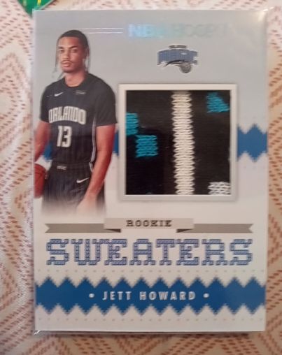 2023-24 Panini NBA Hoops Rookie Sweaters #RSW-JET Jett Howard — front