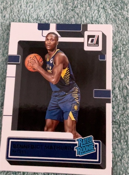 2022-23 Donruss #206 Bennedict Mathurin — front