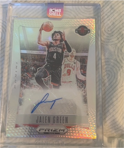 2023-24 Panini Prizm Deca Silver Prizm Jalen Green — front