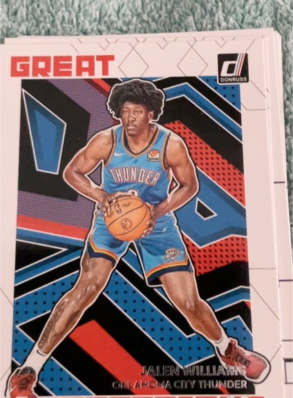 2022 Donruss #12 Jalen Williams Great X-Pectations — front