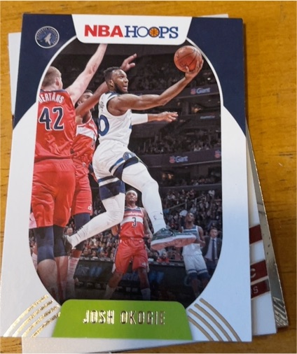 2020-21 Panini NBA Hoops #12 Josh Okogie — front