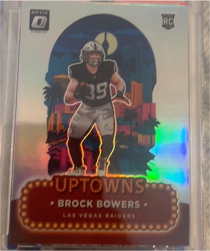 2024 Panini Donruss Optic #8 Brock Bowers Uptowns Rookie — front