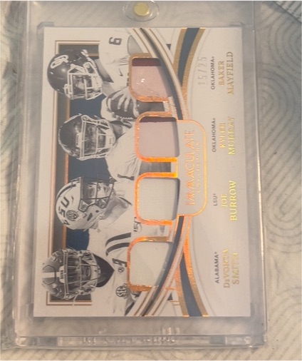 2022 Panini Immaculate #16 Tua Tagovailoa Bryce Young C.J. Stroud Kyler Murray Quad Patch — front