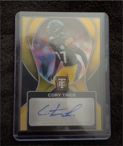 2024 Panini Totally Certified Signatures #SIG-CTE Cory Trice — front