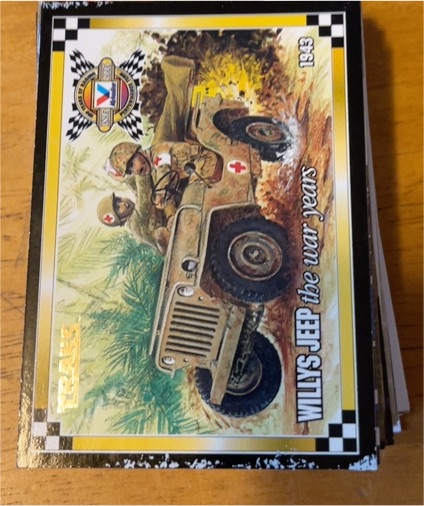 1994 Traks Valvoline Willys Jeep (The War Years) #49 — front