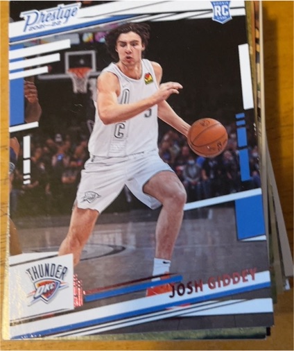 2021-22 Panini Chronicles Prestige #75 Josh Giddey — front