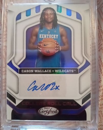 2022 Panini Chronicles Certified College Roll Call #CRC-CWA Cason Wallace — front