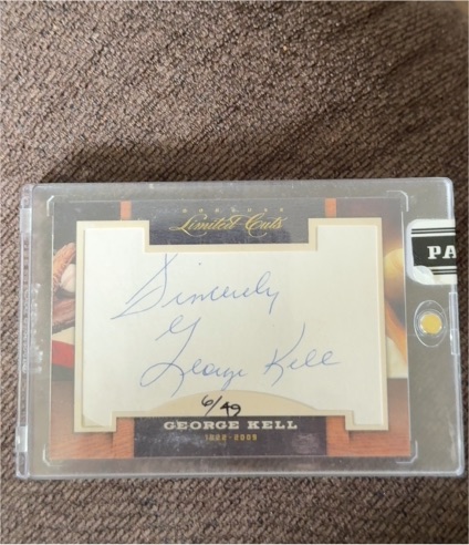 2011 Donruss Limited Cuts #39 George Kell — front