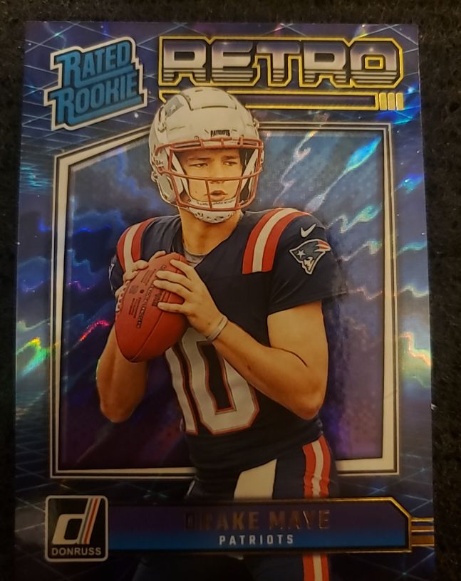 2024 Donruss Rated Rookie Retro #16 Drake Maye — front