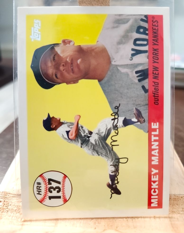 2006 Topps Multi-Year Issue Home Run History #MHR137 Mickey Mantle — front