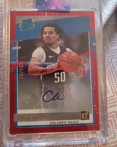 2020-21 Donruss Rated Rookie #208 Cole Anthony — front