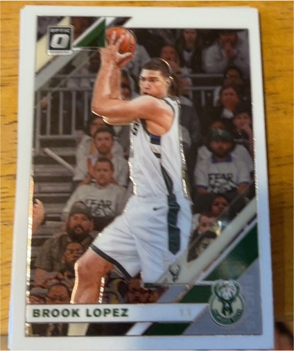 2019-20 Panini Donruss Optic #91 Brook Lopez — front