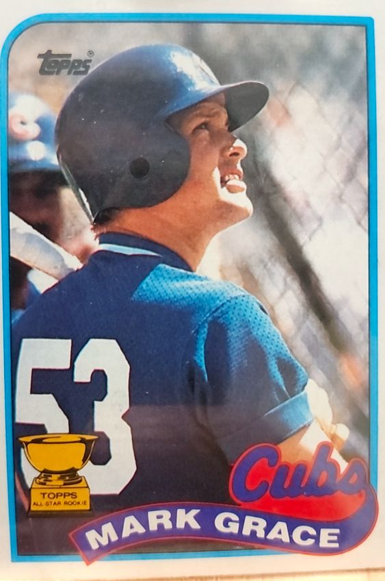 1989 Topps #465 Mark Grace — front