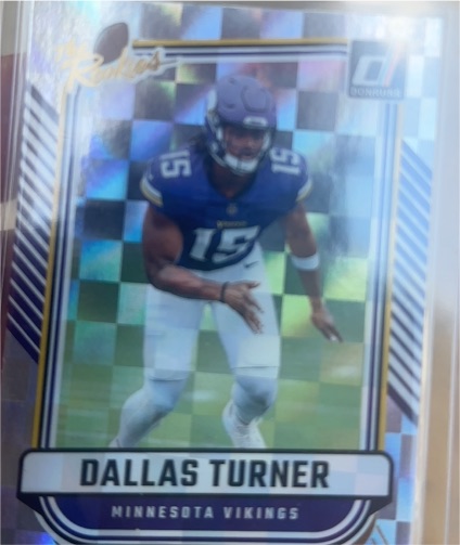 2024 Donruss The Rookies #TR-9 Dallas Turner — front