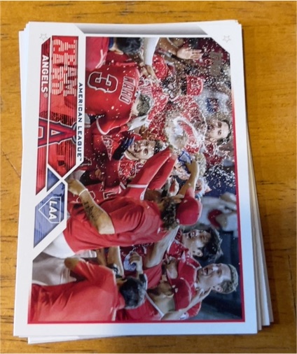 2023 Topps #93 Los Angeles Angels — front