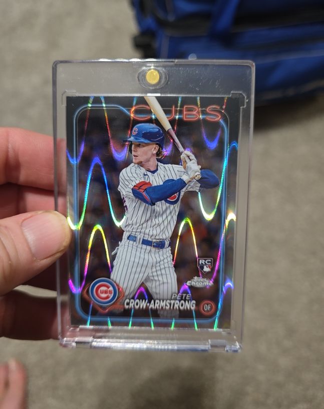 2023 Topps Chrome #Pete Crow-Armstrong Rookie Card — front