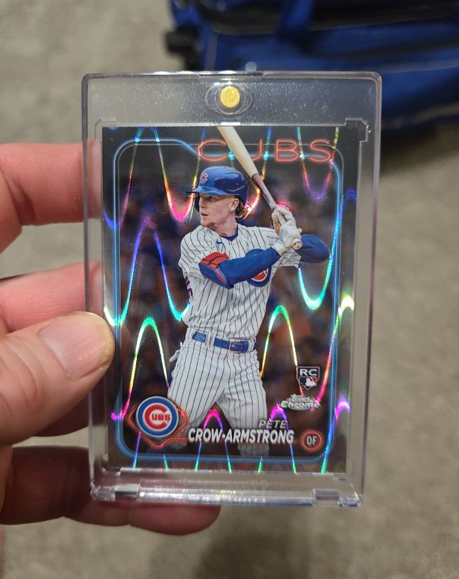 2024 Topps Chrome #Pete Crow-Armstrong Rookie Card — front