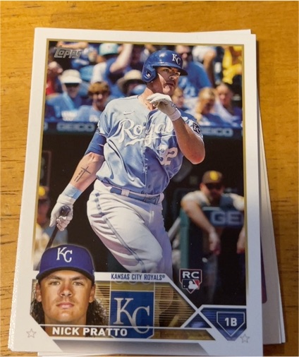 2023 Topps #182 Nick Pratto — front