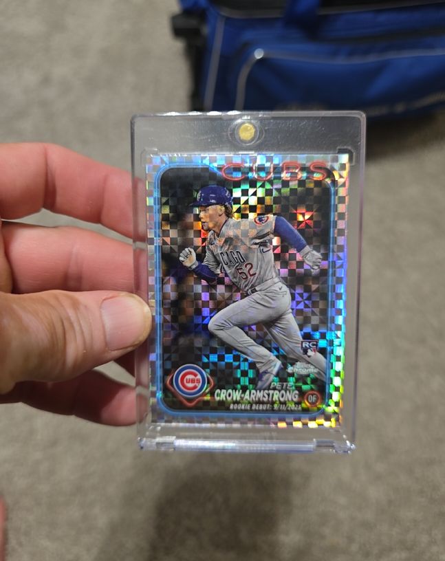 2024 Topps Chrome Update X-Fractor Debut #USC158 Pete Crow-Armstrong — front