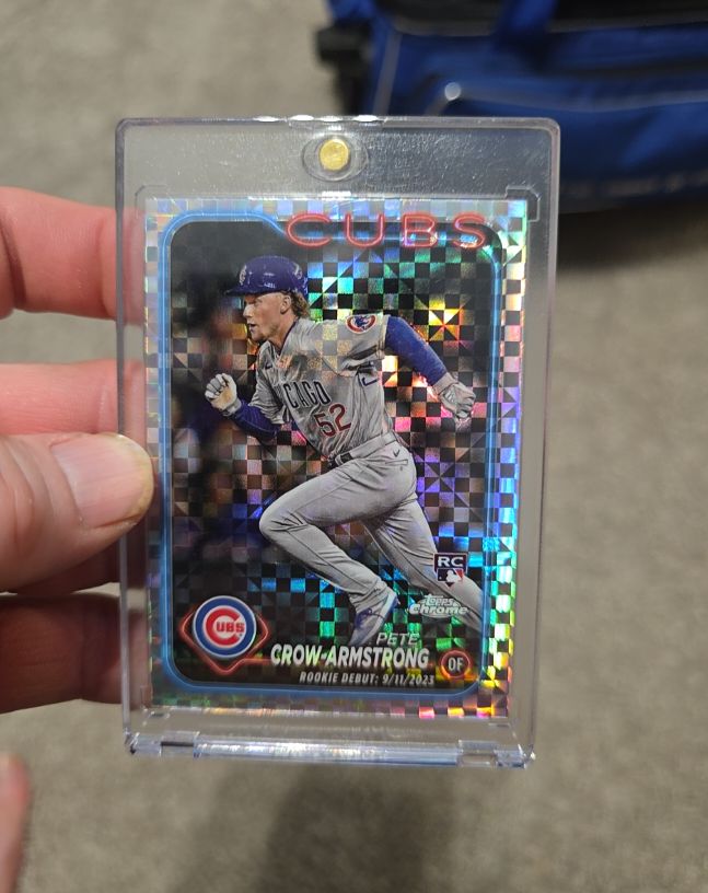 2024 Topps Chrome Update Series Rookie Debut #USC158 Pete Crow-Armstrong — front