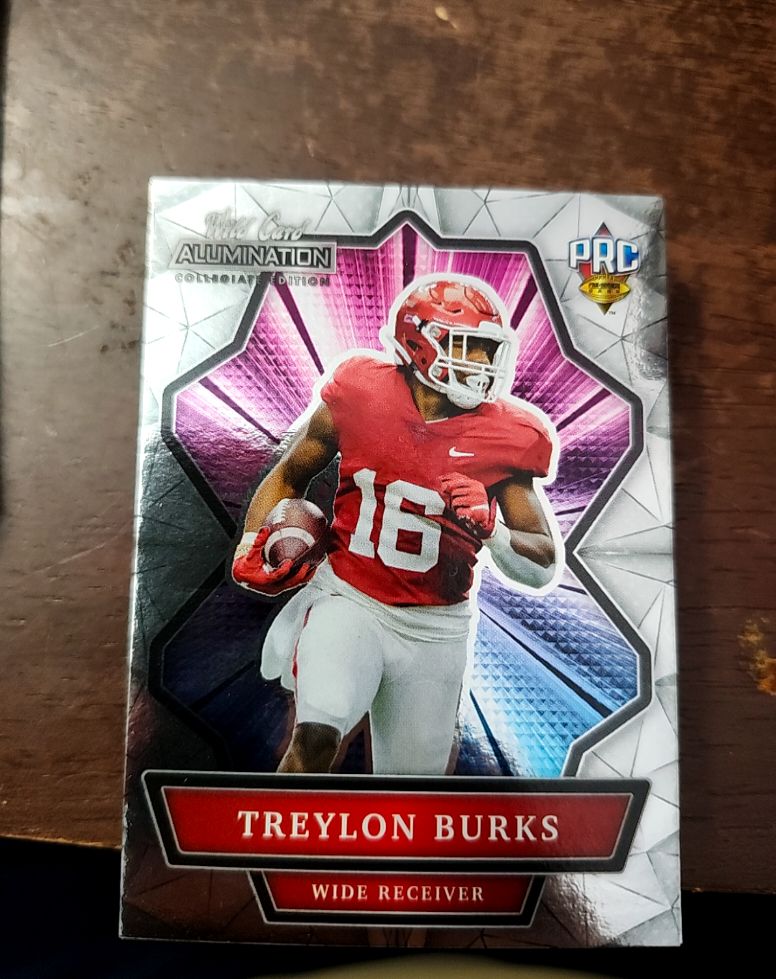 2021 Wild Card Alumination NIL Collegiate Edition #ANBC-79 Treylon Burks — front